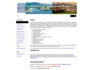 Accéder au site de la conférence