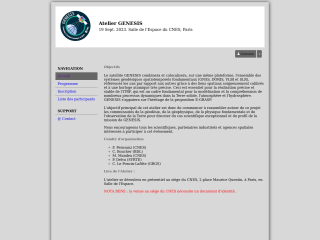 Accéder au site de la conférence
