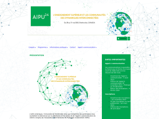 Accéder au site de la conférence