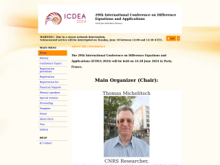 Accéder au site de la conférence