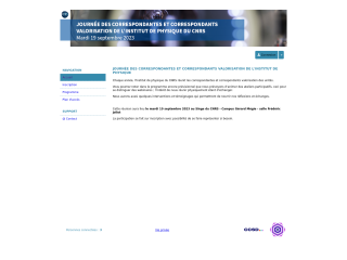 Accéder au site de la conférence
