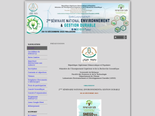 Accéder au site de la conférence