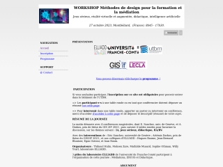 Accéder au site de la conférence