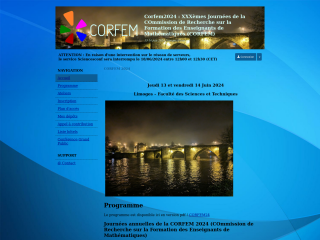 Accéder au site de la conférence