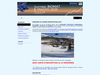 Accéder au site de la conférence