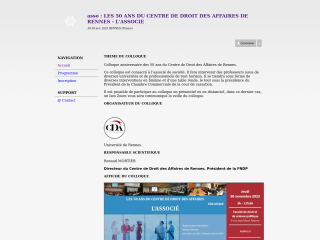 Accéder au site de la conférence