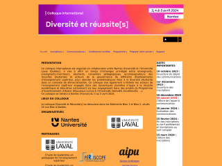 Accéder au site de la conférence