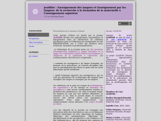 Accéder au site de la conférence