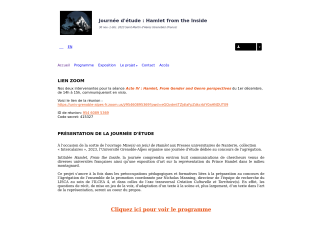 Accéder au site de la conférence