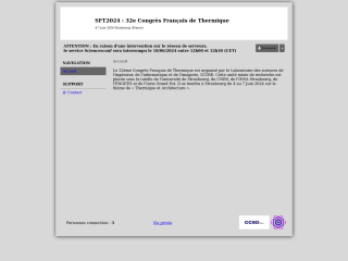 Accéder au site de la conférence