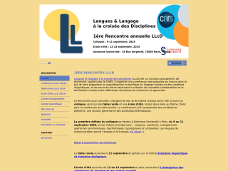 Accéder au site de la conférence