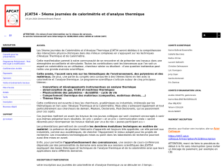 Accéder au site de la conférence