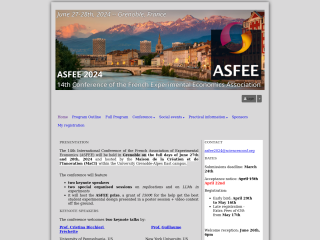 Accéder au site de la conférence