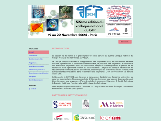 Accéder au site de la conférence