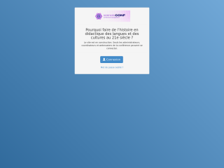 Accéder au site de la conférence