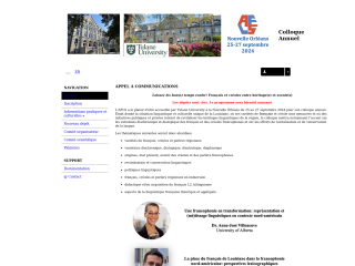 Accéder au site de la conférence