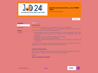 Accéder au site de la conférence