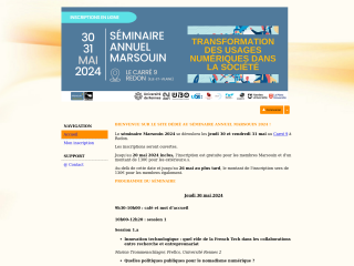 Accéder au site de la conférence
