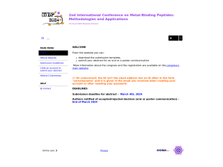 Accéder au site de la conférence