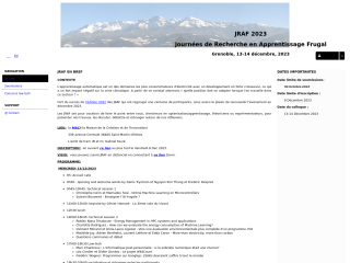Accéder au site de la conférence