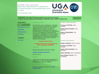 Accéder au site de la conférence