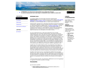 Accéder au site de la conférence