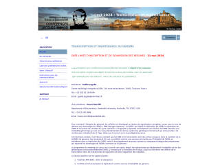 Accéder au site de la conférence