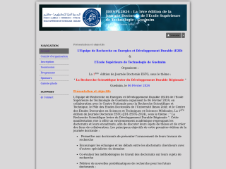 Accéder au site de la conférence