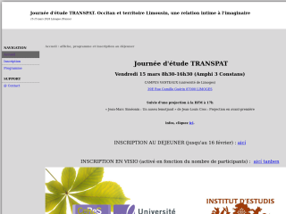 Accéder au site de la conférence