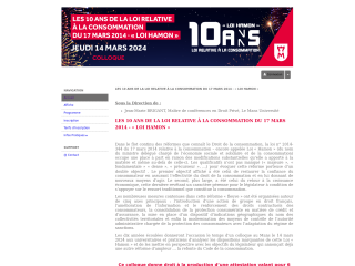 Accéder au site de la conférence