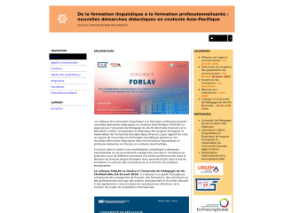 Accéder au site de la conférence