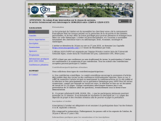 Accéder au site de la conférence