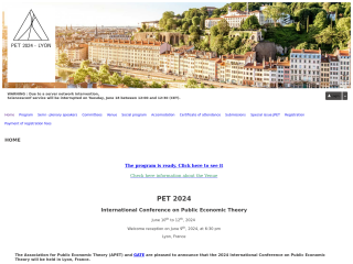 Accéder au site de la conférence