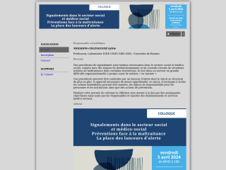 Accéder au site de la conférence