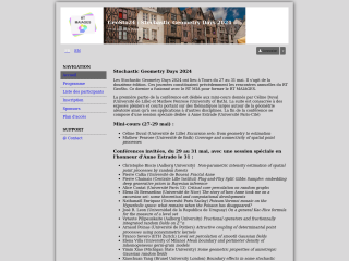 Accéder au site de la conférence