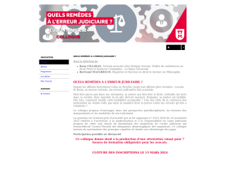 Accéder au site de la conférence