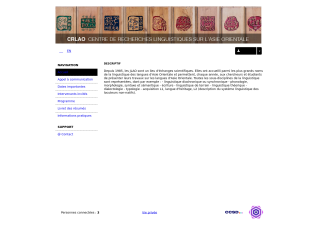 Accéder au site de la conférence