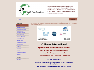 Accéder au site de la conférence