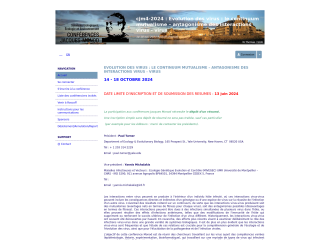 Accéder au site de la conférence