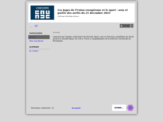 Accéder au site de la conférence