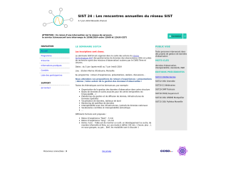 Accéder au site de la conférence