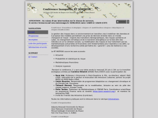 Accéder au site de la conférence