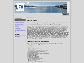 Accéder au site de la conférence