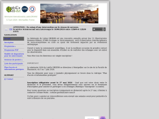 Accéder au site de la conférence
