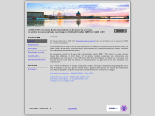 Accéder au site de la conférence