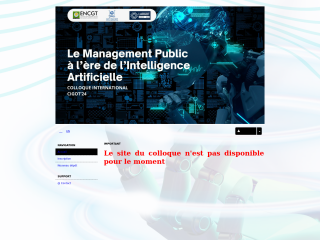 Accéder au site de la conférence