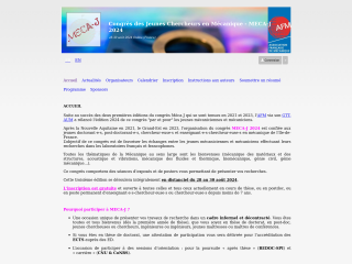 Accéder au site de la conférence