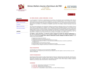 Accéder au site de la conférence