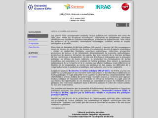 Accéder au site de la conférence
