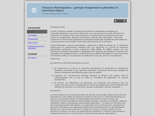 Accéder au site de la conférence